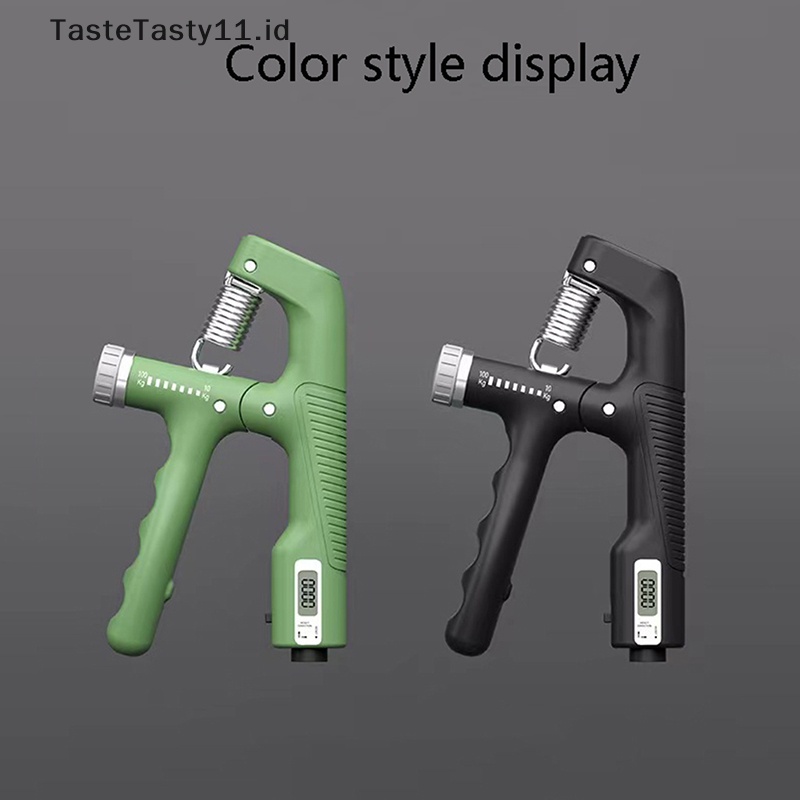 Tastetasty 10-100Kg A-Type Adjustable Hand Grip Power Latihan Heavy Gripper Wrist Trainer.