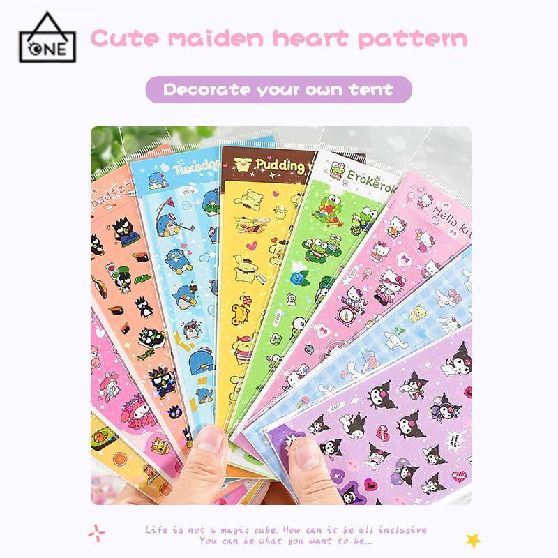 COD❤️Stiker kartun lucu Kulomi Melodi Stiker buku pegangan-A.one