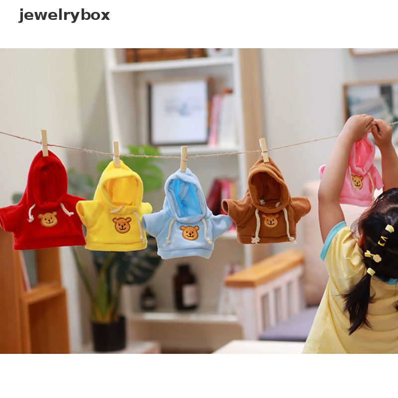 [jewelrybox] 20cm 18styles Cotton Bear Replaceable Clothes Doll Musim Dingin sweater Baju Butik