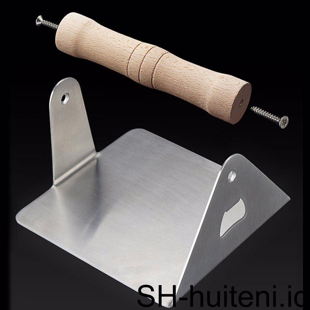 Bacon Press Handheld Non-Stick Burger Patty Grill Cap Presser Pesta Alat Pembuat Liburan Restoran Cookware Chef