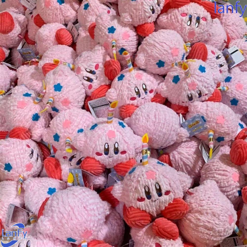 Lanfy Kirby Mainan Mewah Anak Hadiah Kawaii Kartun Untuk Gadis Lembut Dekorasi Kamar Boneka Boneka