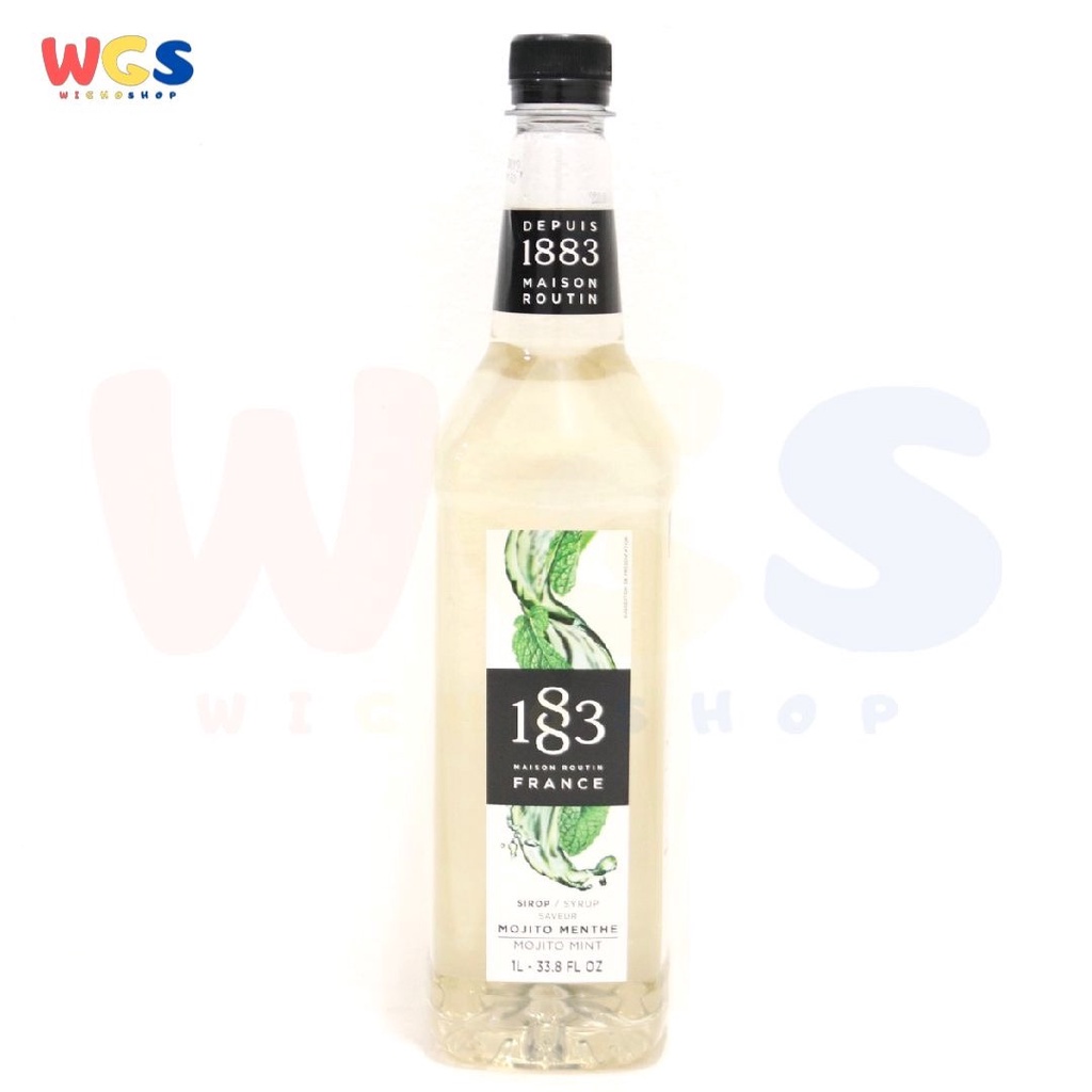 Syrup 1883 Maison Routin France Mojito Mint Flavored 33.8 fl oz 1ltr