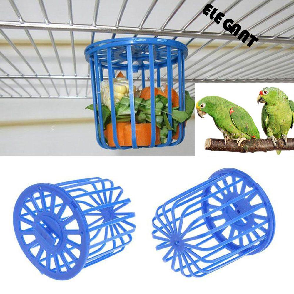 [Elegan] Pet Bird Nuri Feeder Keranjang Sayur Nuri Praktis Perlengkapan Burung Peliharaan Keranjang Gantung Wadah