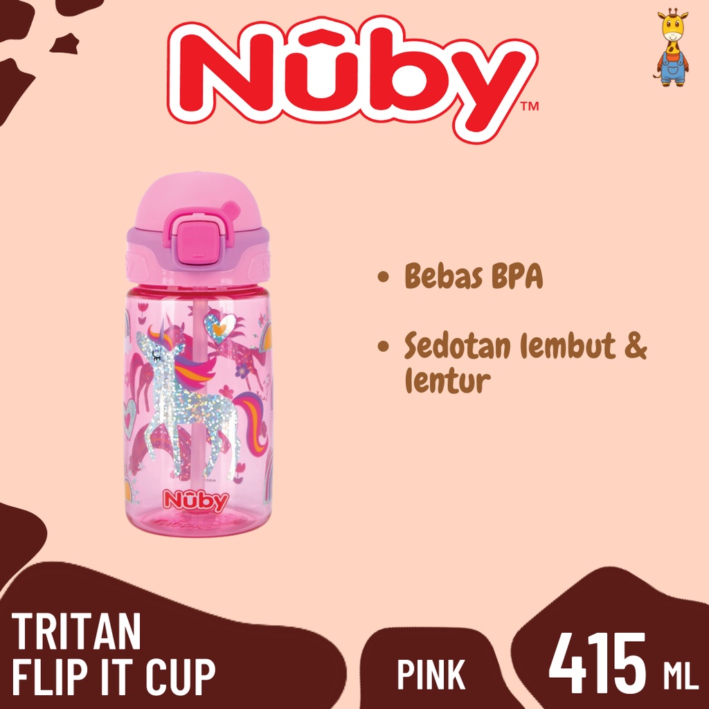 Nuby Tritan PP Flip It Bottle Cup 415ML