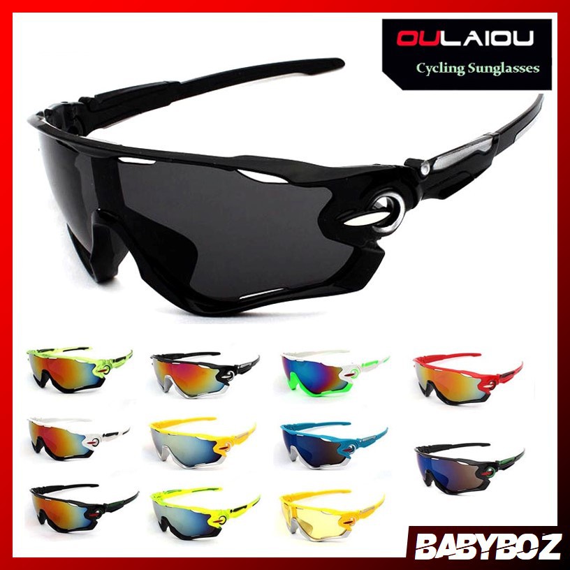 BBM - OULAIOU Kacamata Sepeda OLAHRAGA RUNNING LARI KEREN SPORTS OUTDOOR Trendy - AJ1 sunglasses bic