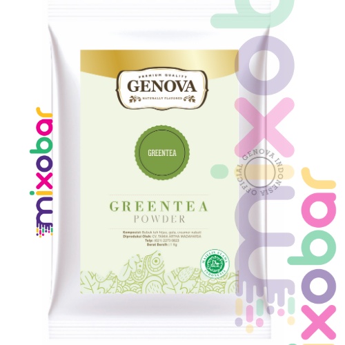 

Genova Powder Green Tea Creme 1000gr l Bubuk Minuman