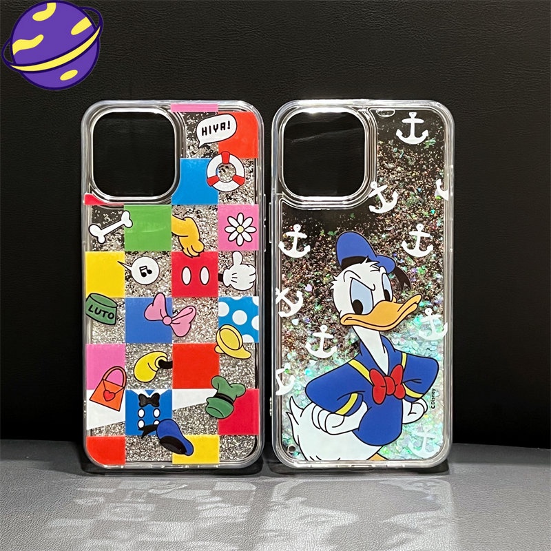 IPHONE Cover Motif Kartun Mengalir Cocok Untuk Iphone14 13 12 11 Pro X XS Max XR 6 7 8 14 Plus Perlindungan Lensa Casing Ponsel Magnetik