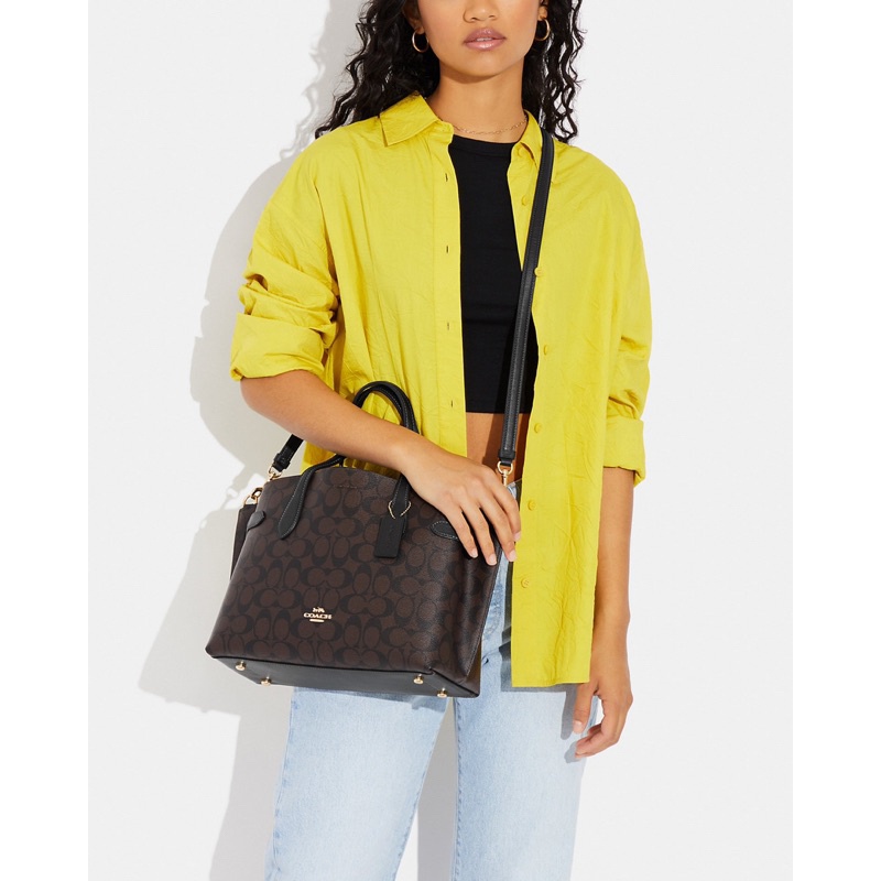 Coach Hanna Caryall In Signature Canvas (CH 542) new arrival