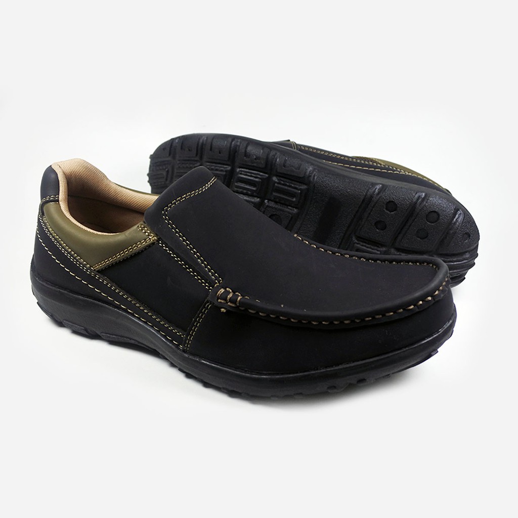 Mascotte CAYDEN | Sepatu Slip On Pria 992.101 [ Hitam dan Cokelat ]RAMAYANA JAKTIM