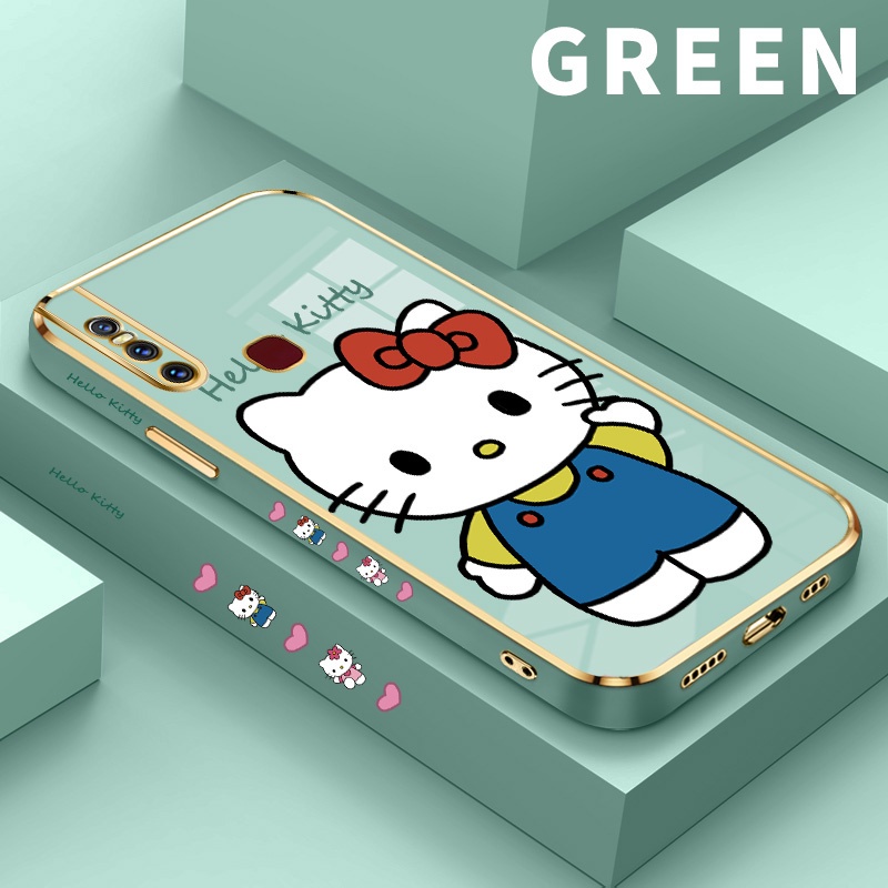Case Casing Hp For Vivo S1 V15 Pro V19 V20 SE Y70 2020 2021 Lucu Case For Polos Pelapisan Silikon Ke