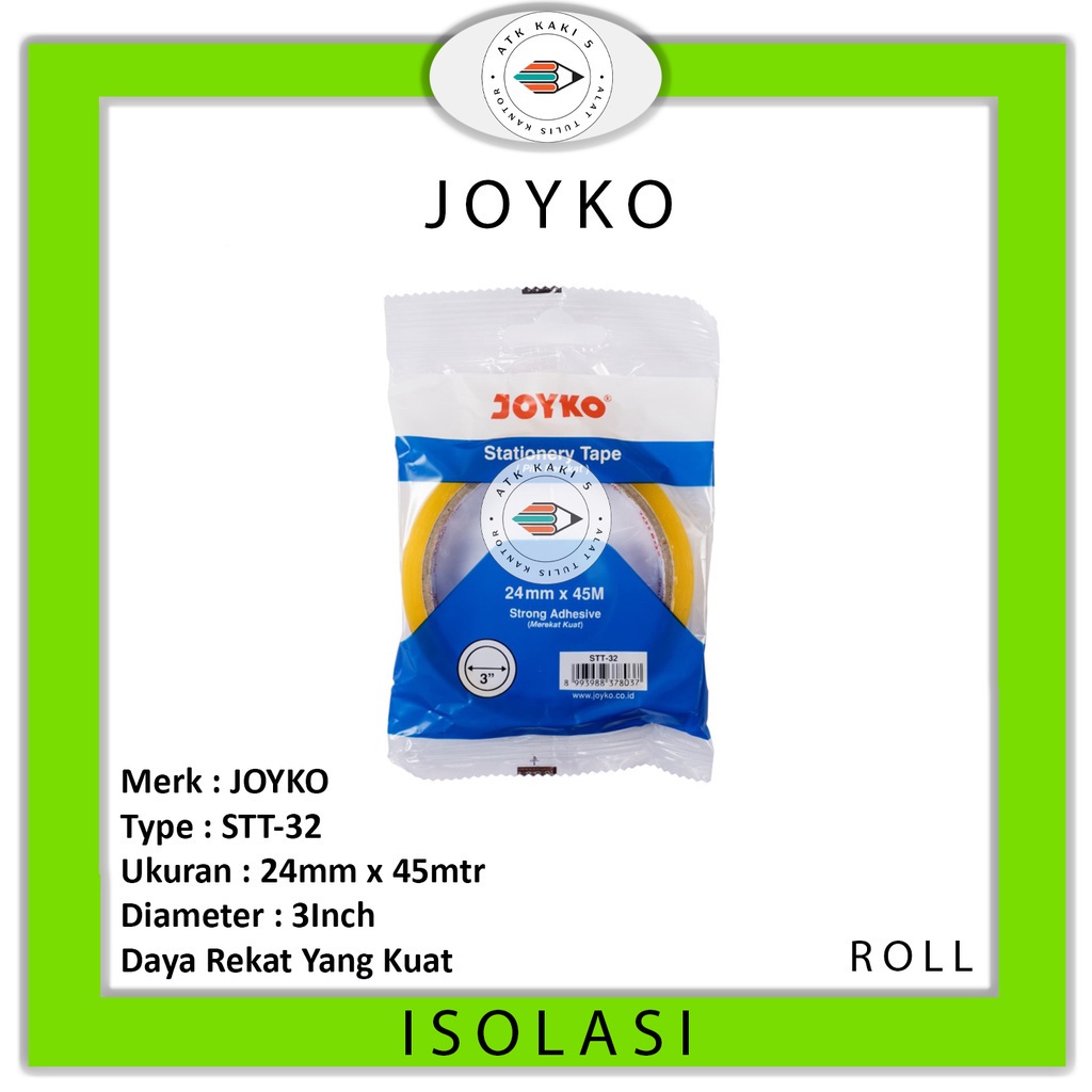 

JOYKO - Stationery Tape ST-32 24mm x 45mtr - Roll