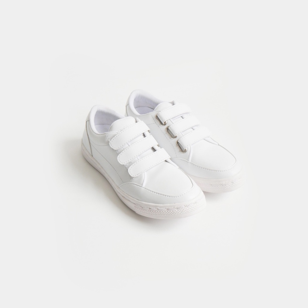 Natara - Sepatu Putih Wanita Slip On Casual Sneakers Cewek Freses Series Full White