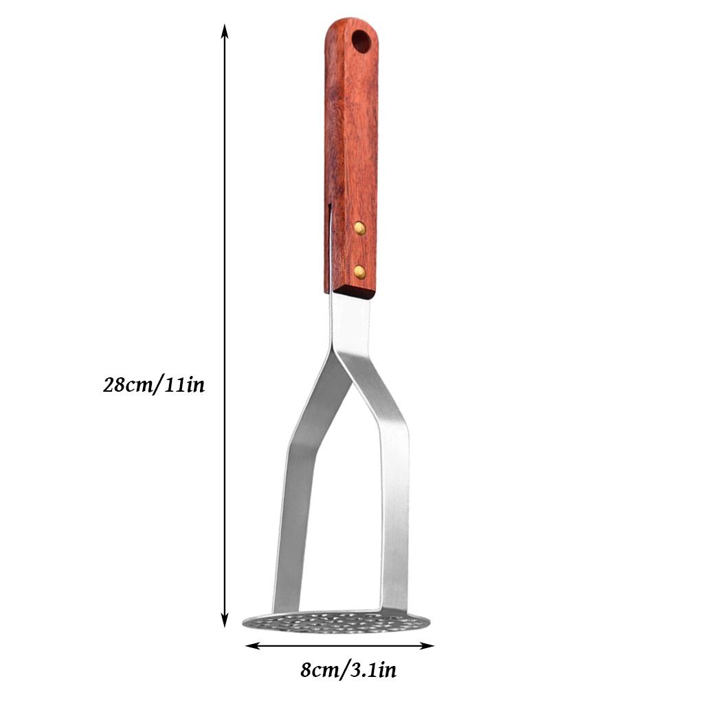 Potato Masher Manual Press Penghancur Sayur Buah Stainless Penggiling