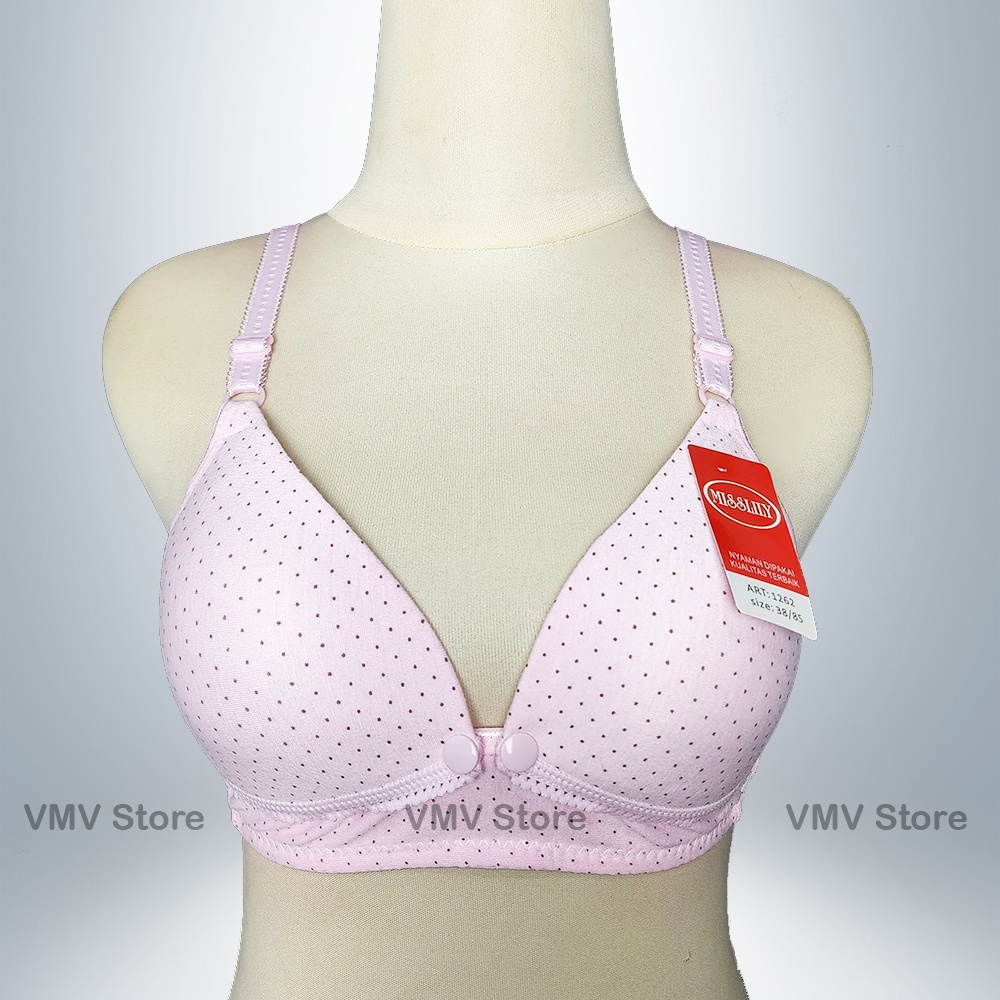 Bh Menyusui Cup B Besar Misslily 1262 Tanpa Kawat Kancing Depan Ganda Nursing Bra Maternity Extra Co
