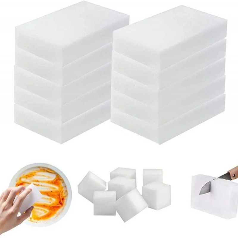 Multifungsi Magic Nano Sponge Eraser Penghilang Minyak Magic Dapur Lap Cuci Piring Kamar Mandi Kantor Alat Dekontaminasi