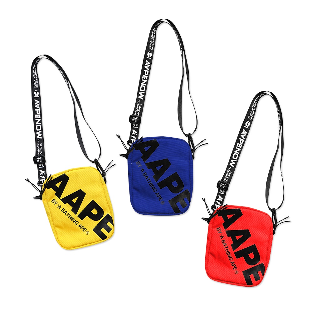 Aape by A Bathing Ape Logo Patch Shoulder Bag
