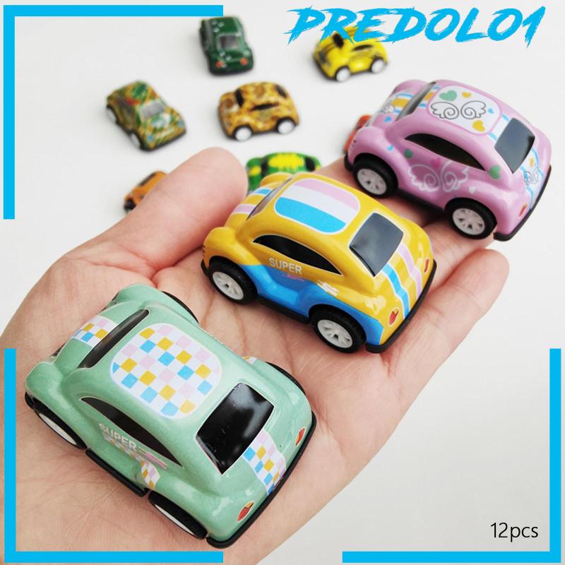 [Predolo1] Mainan Bayi Mobil Koleksi Pull Back Vehicles Set Untuk Bermain Peran Pasir