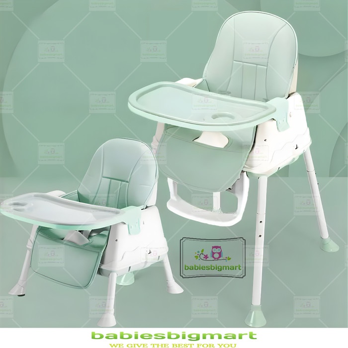 V BABY Kursi Makan G01 High Chair Bayi Baby Chair 6 IN 1 Booster Seat Ada Roda Multifungsi