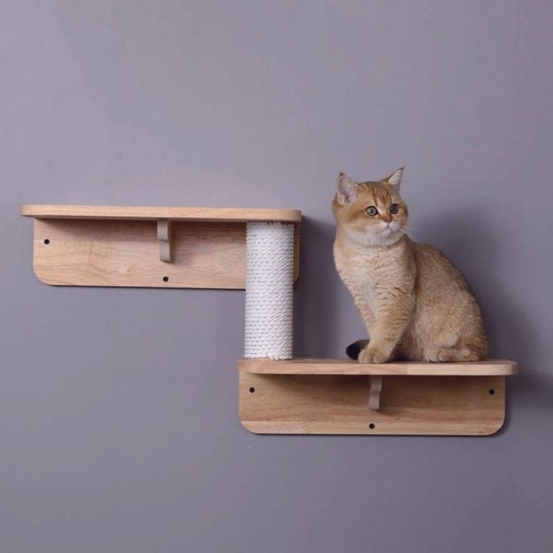 HidroAquatic - Cat wall playground / Cat scratcher / Garukan kucing / mainan kucing