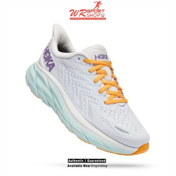 Hoka One One Clifton 8 Womens Running - Blanc De Blanc ORIGINAL