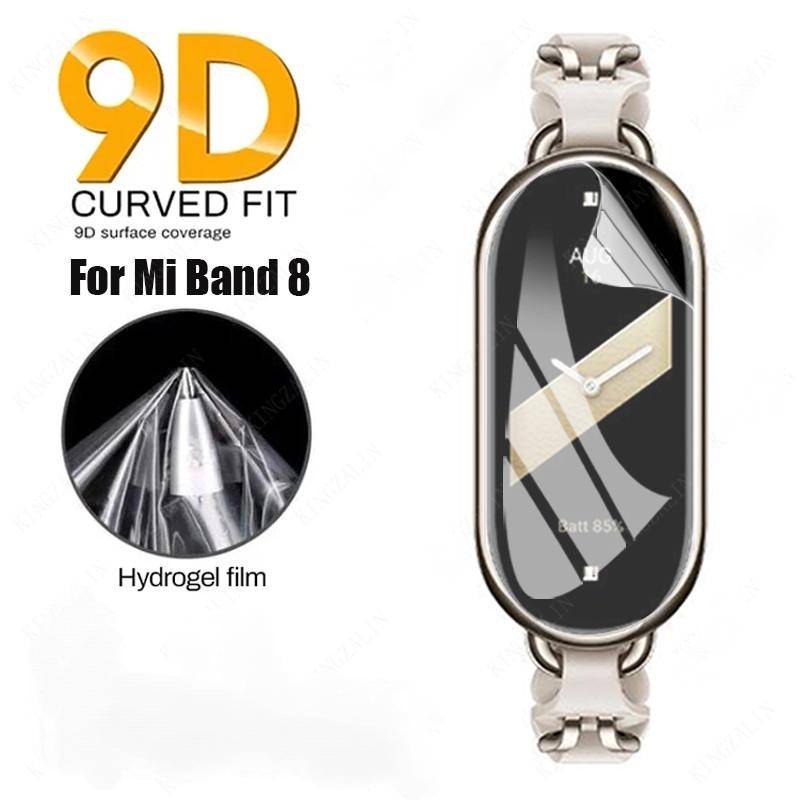 Hydrogel Film for Xiaomi Smart Band8 Film Pelindung Smart Band Anti blue light Pelindung Layar Untuk Xiaomi Mi Smart Band8 Bukan Kaca