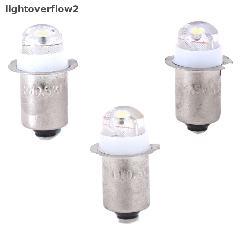 [lightoverflow2] P13.5s 0.5w 3v 4.5v 6v Lampu Kerja Senter torch light Pengganti Bohlam led [ID]