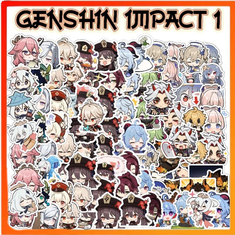 

NEW PRODUCT Isi 31 s/d 42 pcs Sticker genshin impact / Stiker Anime / Stiker tumblr / stiker unik / Planner / Notebook / Jurnal / Scrapbook