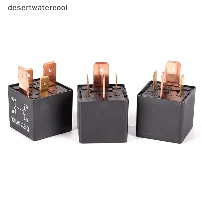 Deid Relay Heavy Duty Anti Air 4Pin DC 24V 12V 80A JD1912 Relay Mobil Otomotif Martijn