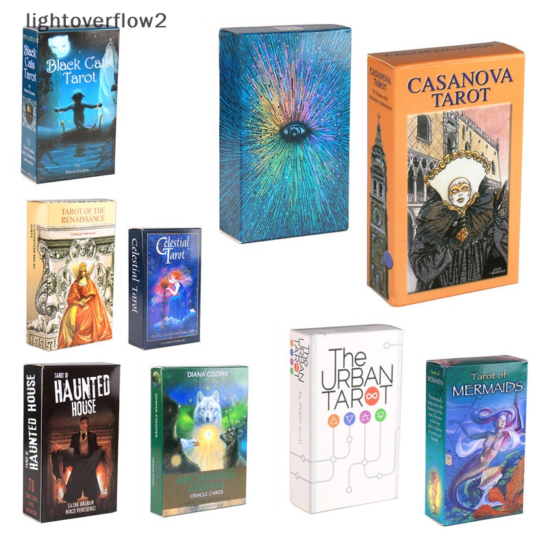 [lightoverflow2] Kartu Tarot Prisma Visions Kartu Tarot Oracle Untuk Ramalan Nasib Papan Permainan Tarot Dan Variasi Tarot Board Game Card [ID]