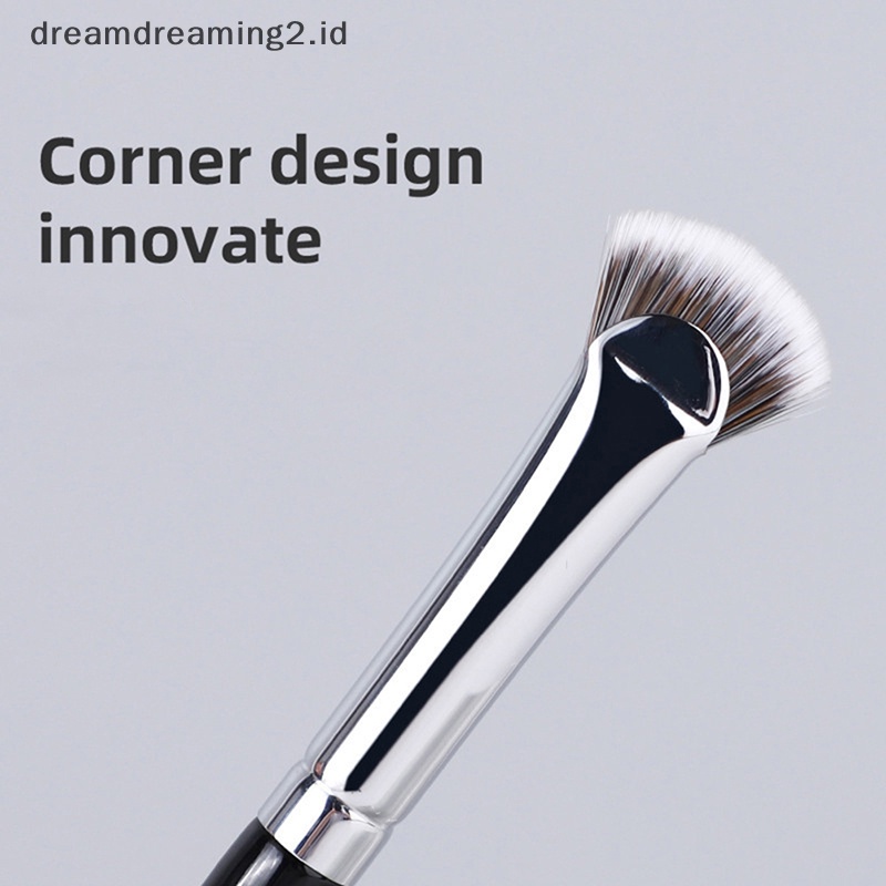 (drea) 1pc Fan Maskara Brush Fan Makeup Brush Untuk Bulu Mata Brush Makeup Tools//