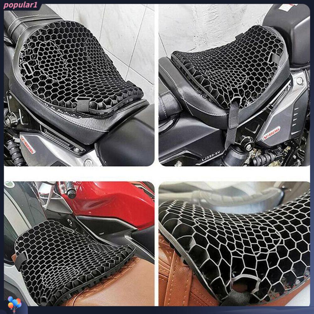 Populer Bantal Kursi Motor Pereda Tekanan 3D Anti Slip Gel Honeycomb