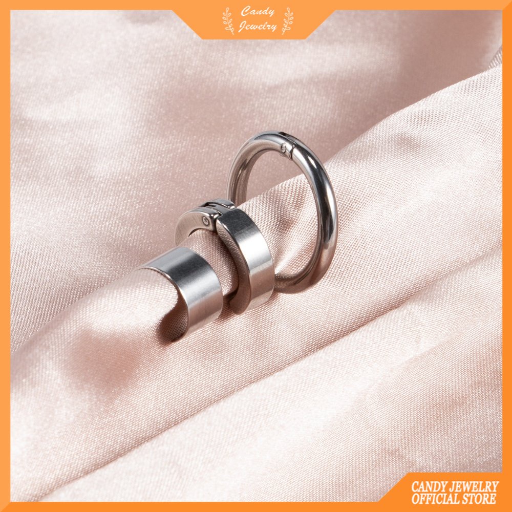 Versi Korea Dari Klip Tulang Telinga Halus Pria Wanita Tanpa Anting Sederhana Keren Anting Permen Perhiasan