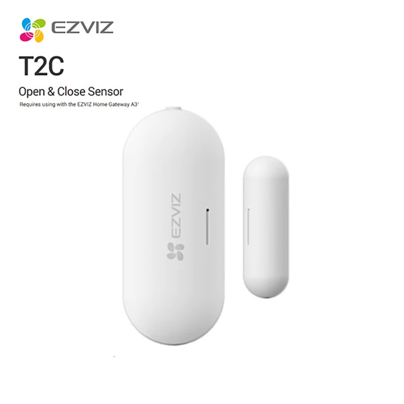 Ezviz T2C OPEN CLOSE Sensor Instant Alerts Peel And Stick Installation