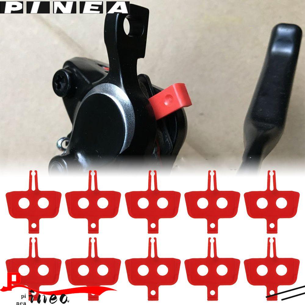 Nanas 1/5pcs Bantalan Rem Bagian Sepeda MTB Merah Plastik Spacer Instert