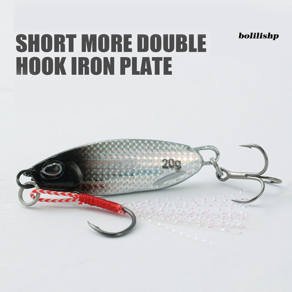 Bo-20g/15g/10g Pemikat Pancing Treble Hook Desain Tampilan Realistis Vibrant Warna Wastafel Perlahan Halus Kuat Menembus Compact Air Tawar Air Asin Bionic Fishing Bait Lure