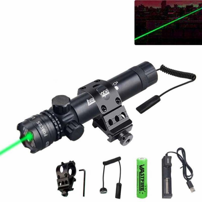 Laser Scope Senapan Angin Berburu Warna Hijau