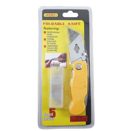 

Pisau Lipat Segitiga Foldable Cutter Knife Refill isi 5 Mata Pisau Keb/Pisau Lipat Segitiga Foldable Cutter Knife Refill isi 5 Mata Pisau Keb