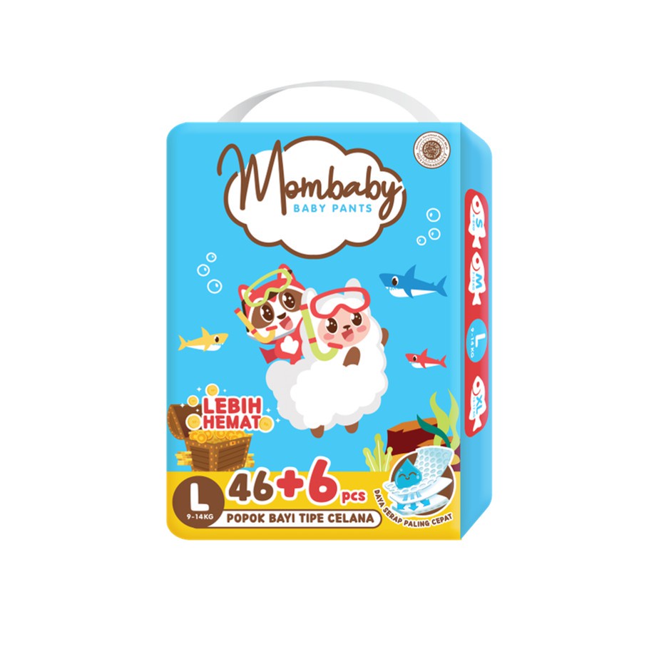 Mom Baby Pants Mega Packs Diaper Popok Ukuran S M L XL 01