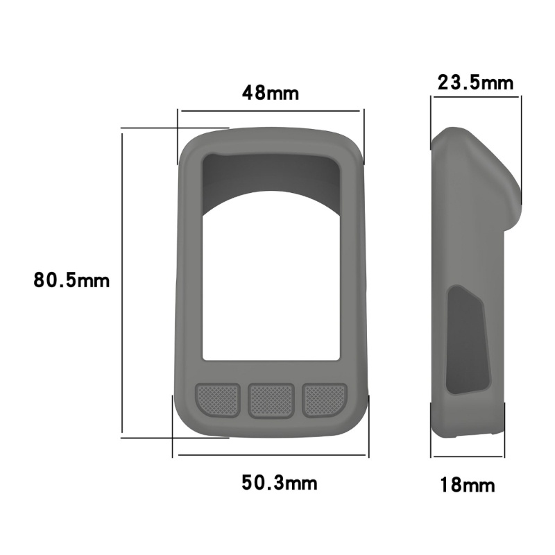 Cre Case Pelindung Silikon Anti Jatuh Tahan Kulit Kompatibel Untuk Wahoo-Elemnt Bolt V2 Premium-GPS Comp