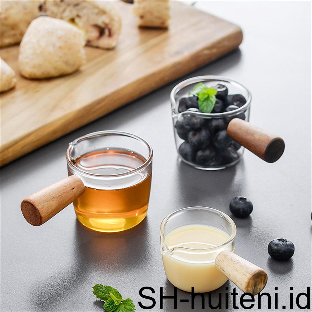 Coffee Butter Small Milk Pot Mini Cooking Glass Panci Susu Peralatan Makan Makanan