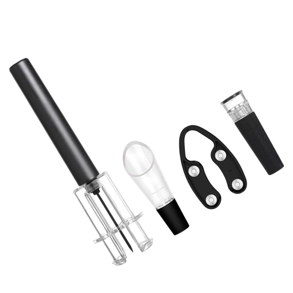 Wine Bottle Opener Set Alat Pembuka Tutup Botol Wine Remover Vacuum Opener Air Pressure Pump