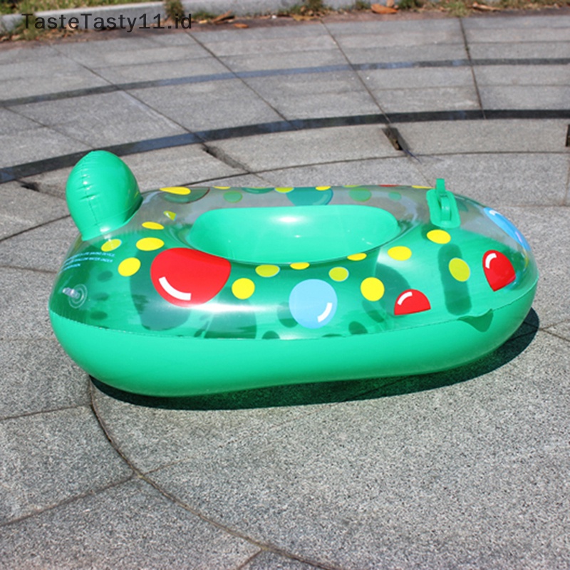Tastetasty 1pc Cincin Renang Tiup Pelampung Kolam Renang Baby Ring Cincin Kasur Tiup.