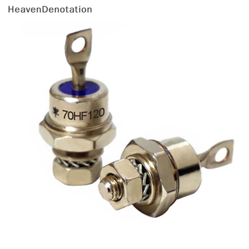 [HeavenDenotation] 70hf120 Dioda Penyearah Spiral 1200V 70A 70HFR120 Blocking Diode Chassis Stud Moung Pengganti Untuk HDV
