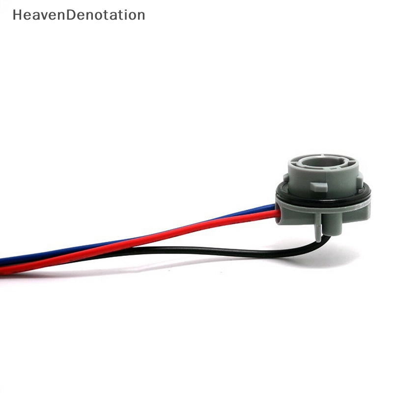 [HeavenDenotation] 2pcs 1157socket Bohlam BAY15D Lamp Holder Adapter Base Konektor Untuk Lampu Rem HDV