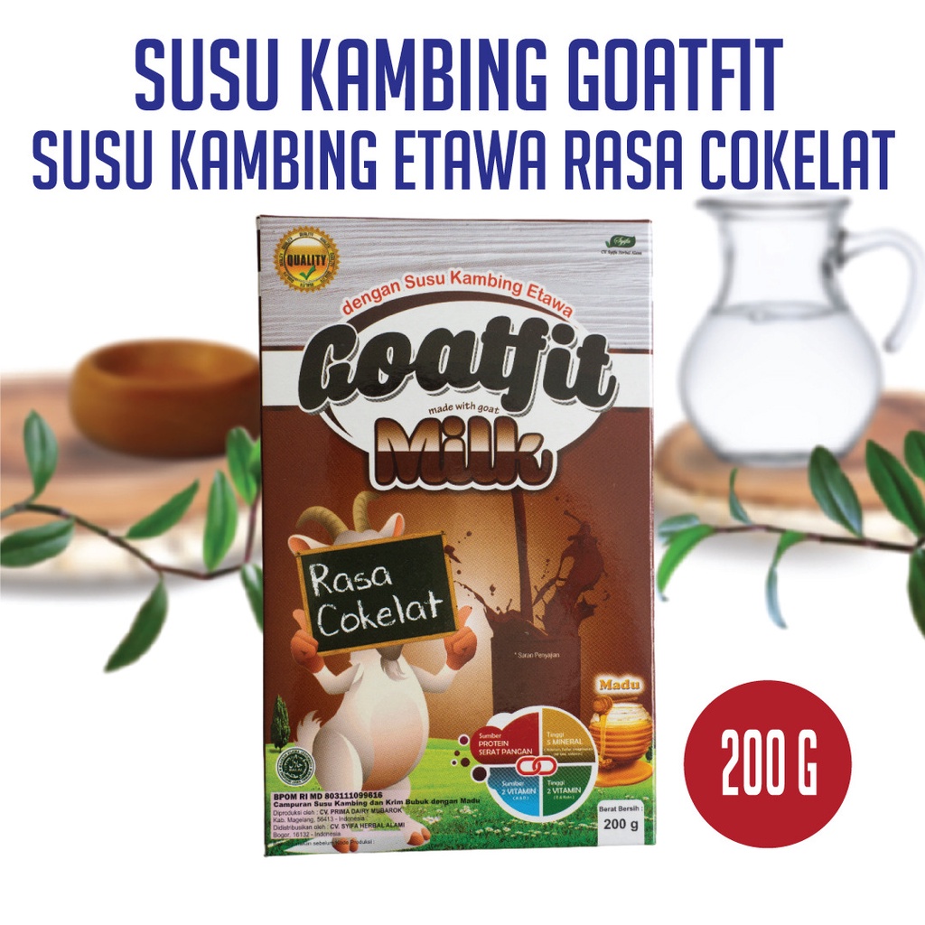 

SUSU KAMBING GOATFIT COKLAT