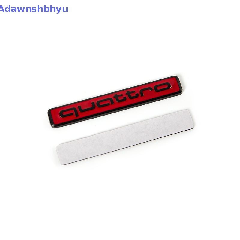 Adhyu Stiker Emblem Bagasi Belakang Mobil Untuk Quattro Logo A3 A4 A5 A6 A6L A7 A8 Q3 Q5 Q7 S3 ID