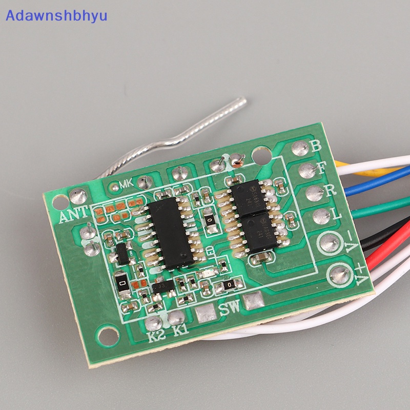 Adhyu 2.4G 4CH RC Remote Control Sirkuit PCB Papan Pemancar Dan Penerima Remote Control Mainan Antena Radio System ID