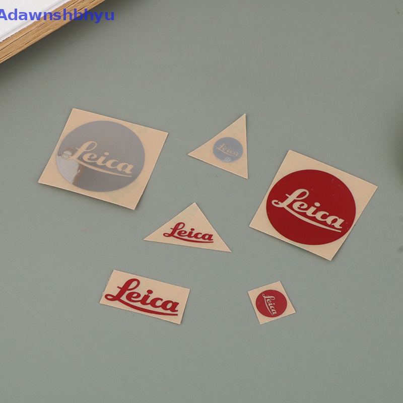 Adhyu Leica Stiker Metal Logo Stiker Handphone Stiker Kamera Stiker Logam ID