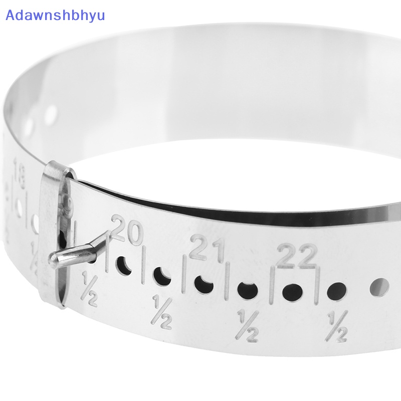 Adhyu Stainless Steel Bangle Sizer Gauge Adjustable Wrist Bracelet Alat Ukur ID