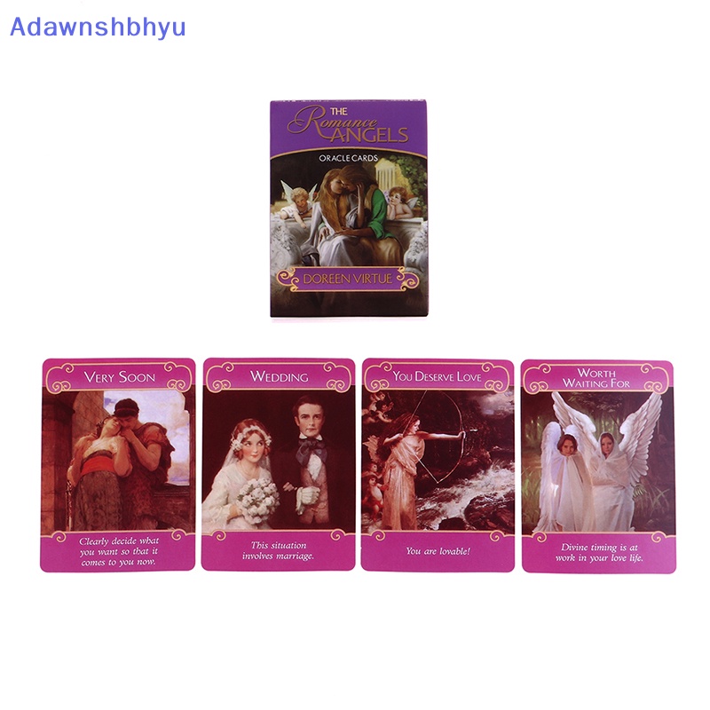 Adhyu Angel Tarot Card Deck with Guidebook Kartu Tarot Untuk Pemula Set Board Game ID